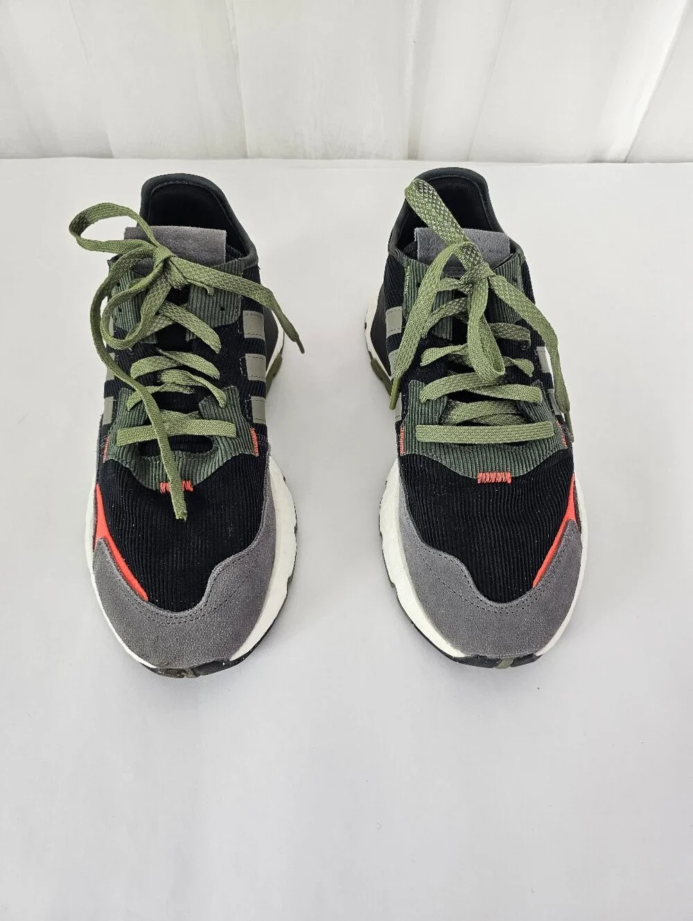 adidas Originals Nite Jogger Black Legacy Green Sneaker FZ1960 Retro Men's 8
